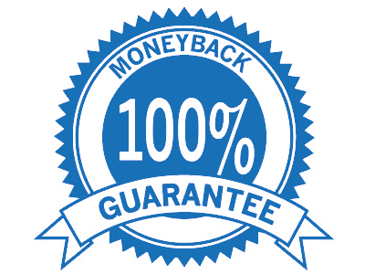 100% Risk free money back guarantee
